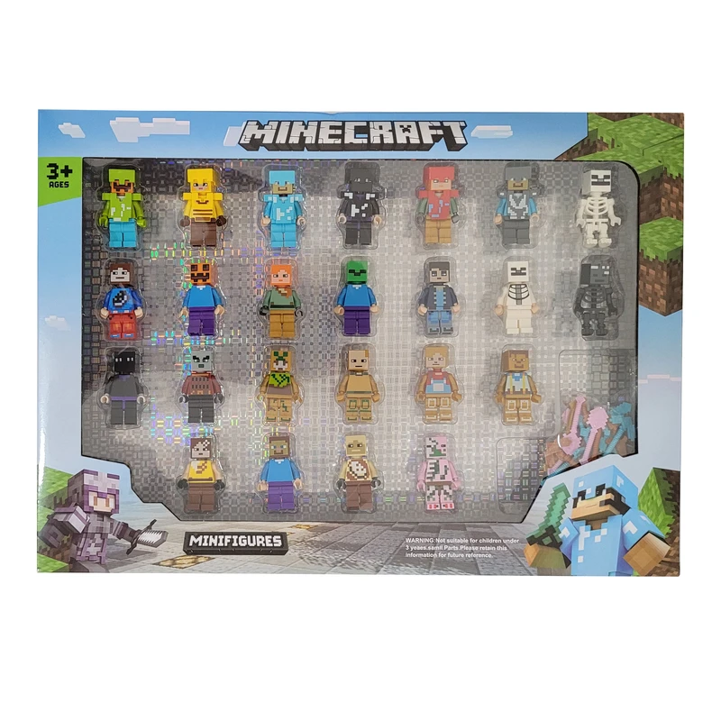 لگو شخصیت ماینکرافت مجموعه 24 عددی