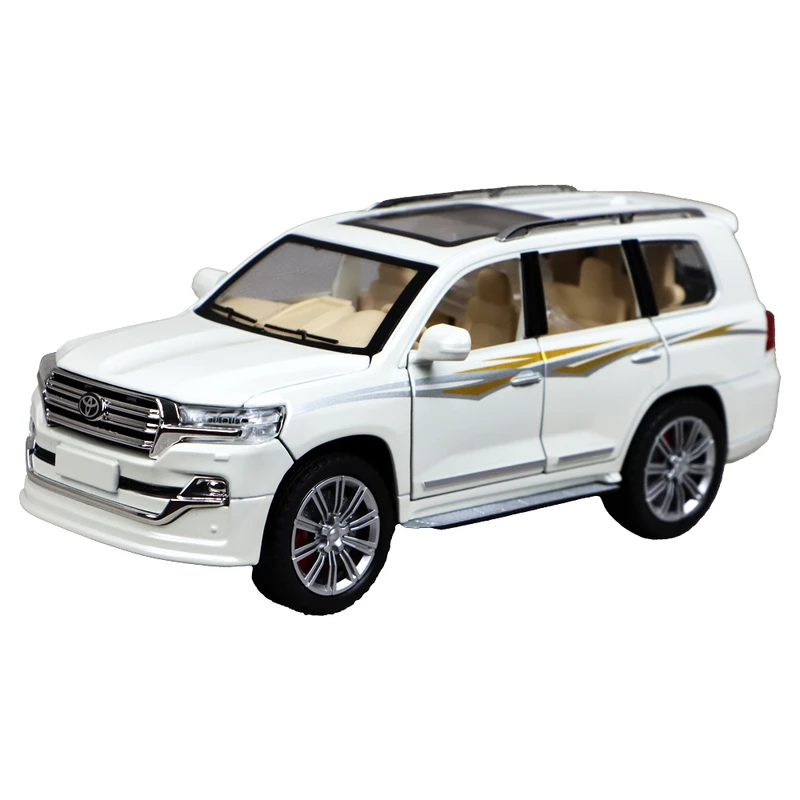ماشین فلزی مدل تویوتا لندکروز 1 به 24 موزیکال دودزا