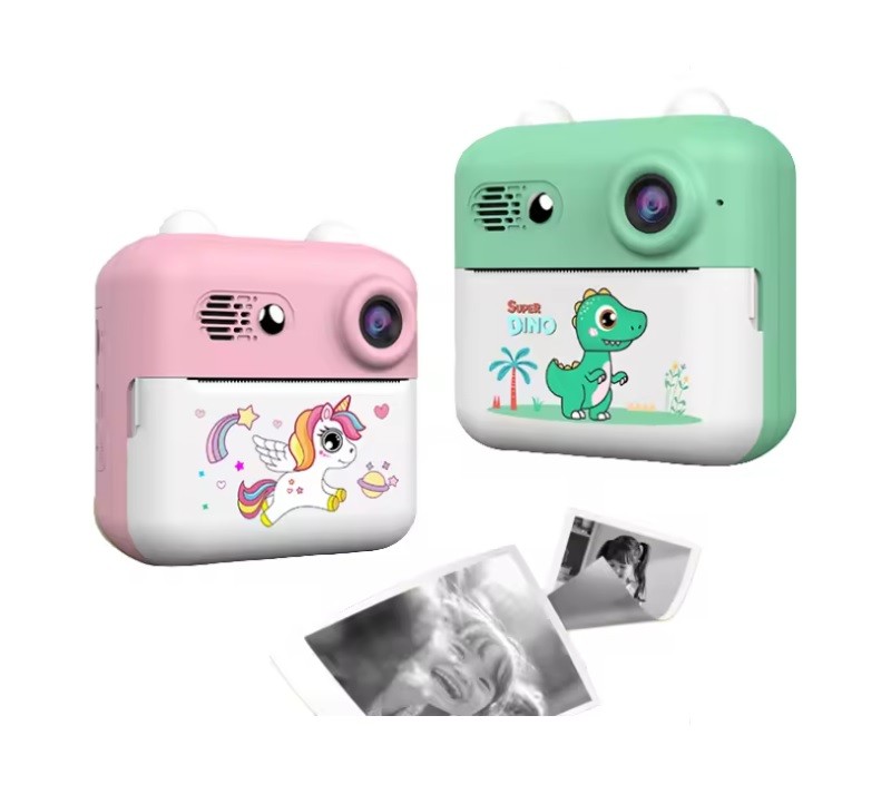 دوربین عکاسی چاپ فوری طرح دایناسور و پونی