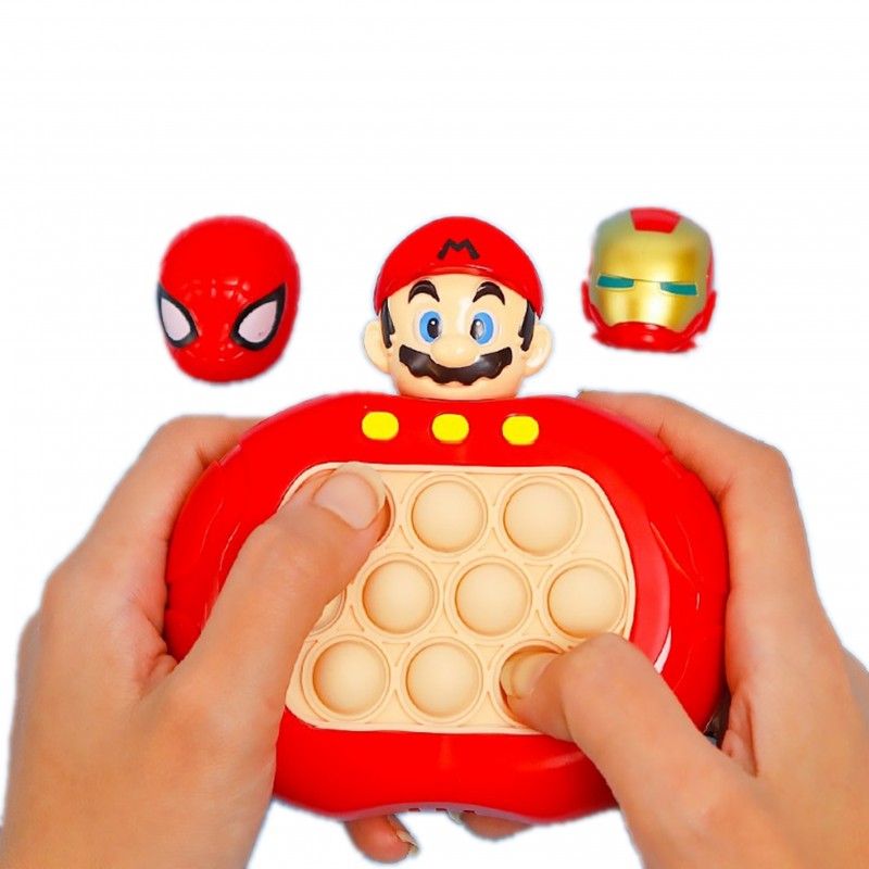 پاپیت گیم طرح ماریو با سری‌های آیرون من و اسپایدر من