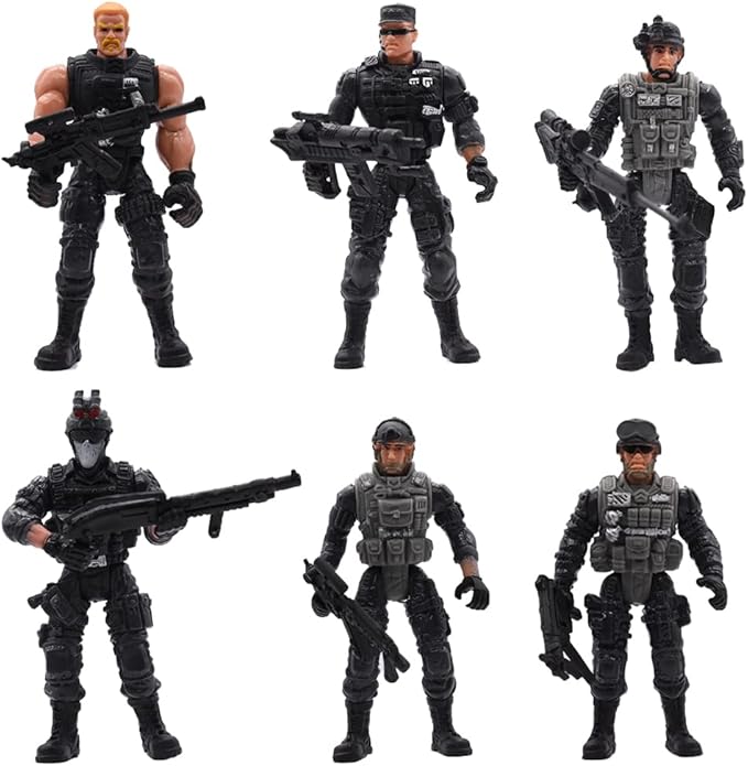 ست سرباز ۶ عددی با تفنگ