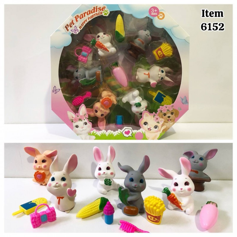 تاتی خرگوش اکسسوری مجموعه 13 عددی