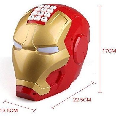 اسباب بازی مدل گاوصندوق طرح آیرون من رمزدار