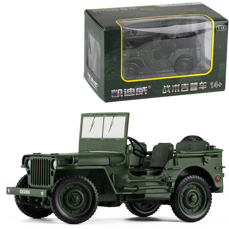 ماکت فلزی جیپ ارتشی ویلیز 1 به 18 کایدوییKDW