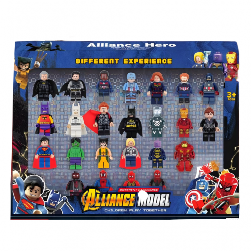 لگو شخصیت اونجرز مجموعه ۲۴ عددی همراه با لوازم