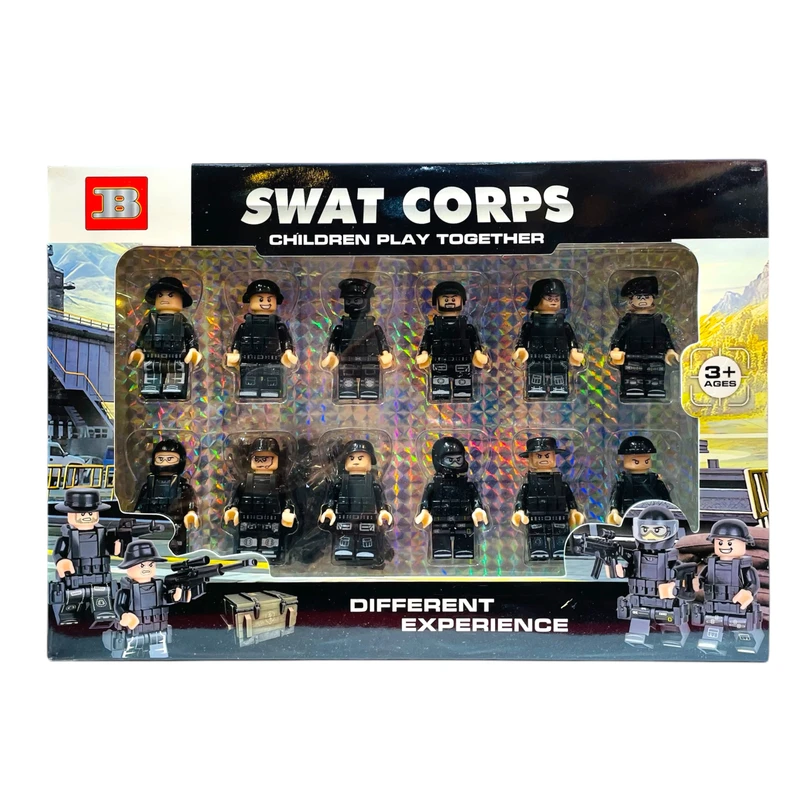 لگو شخصیت مدل پلیس بسته 12 عددی