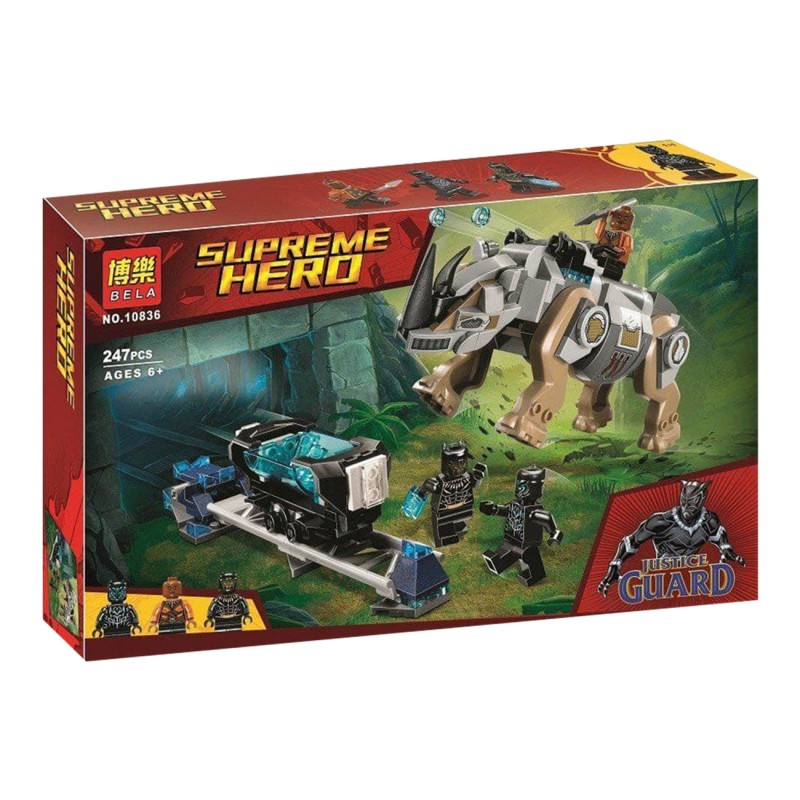 لگو ساختنی بلک پنتر بلا مدل super hero کد ۱۰۸۳۶