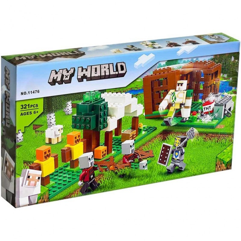 لگو ساختنی ماینکرافت آیرن گالم با ولج کد 11476