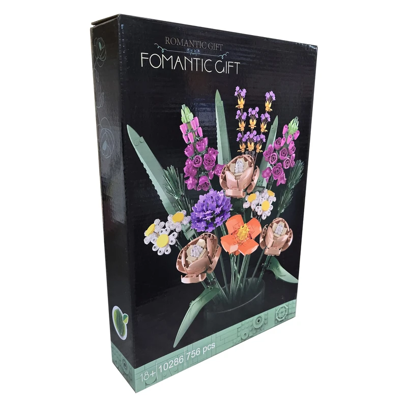 لگو ساختنی مدل Romantic Gift طرح دسته گل کد 10286