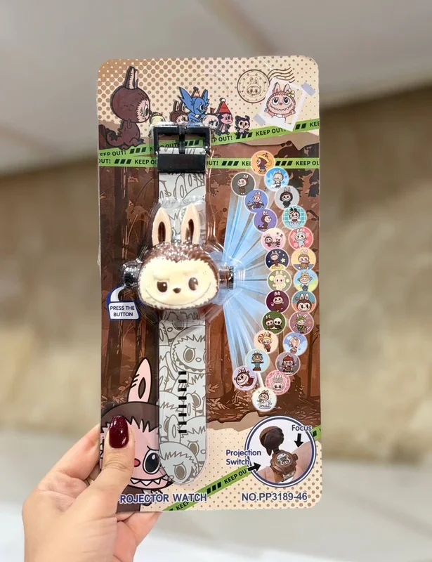 اسباب بازی ساعت مدل پروژکتوردار طرح لبوبو