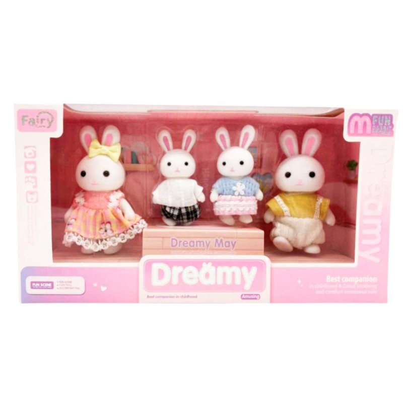 ست عروسک خرگوشی دریمی Dreamy  پک 4 عددی
