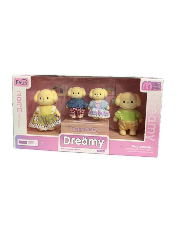 ست عروسک سگ دریمی Dreamy پک 4 عددی
