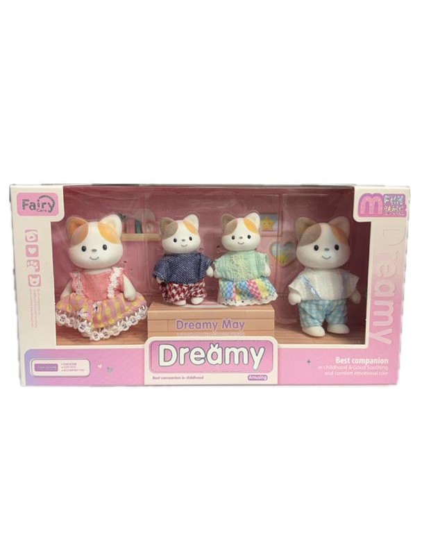 ست عروسک گربه دریمی Dreamy  پک 4 عددی