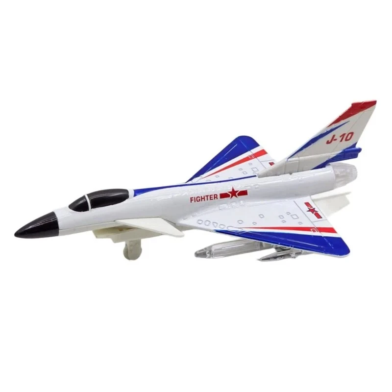 هواپیما بازی مدل جت جنگنده J10 موزیکال چراغدار