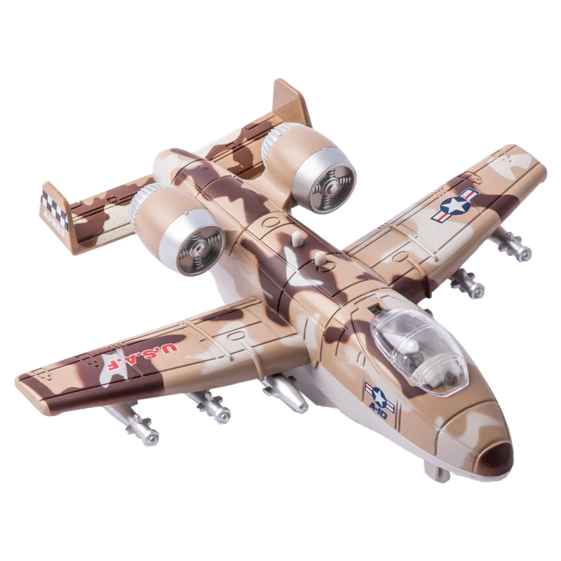 هواپیما فلزی مدل جنگنده تاندربولت موزیکال