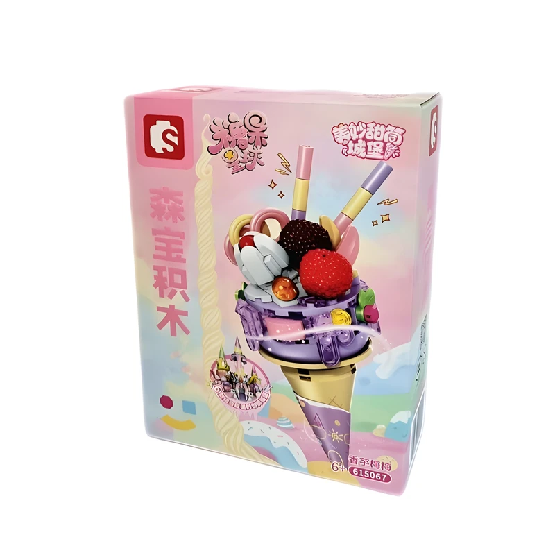 ساختنی 118 تکه سیمبوبلاک مدل بستنی شاتوتی کد 615067