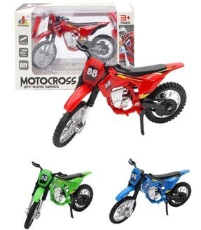 موتور سیکلت مدل کراس  با لاستیک زاپاس و پیچ گوشتی مقیاس 1:18 Genel Markalar