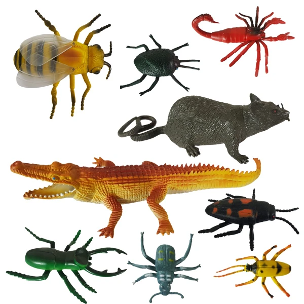 فیگور حشرات بسته 10 عددی با زنبور