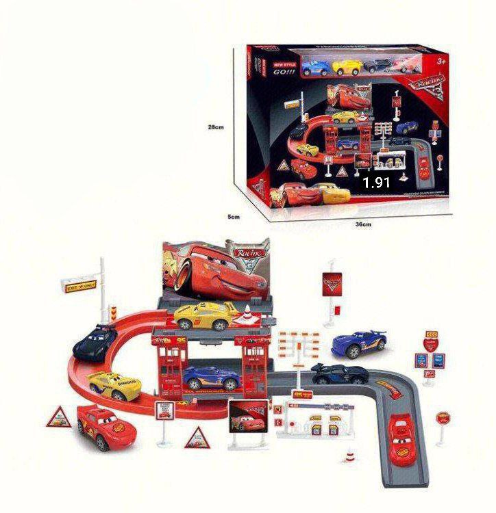 ست پارکینگ مکویین با ماشین خارجی