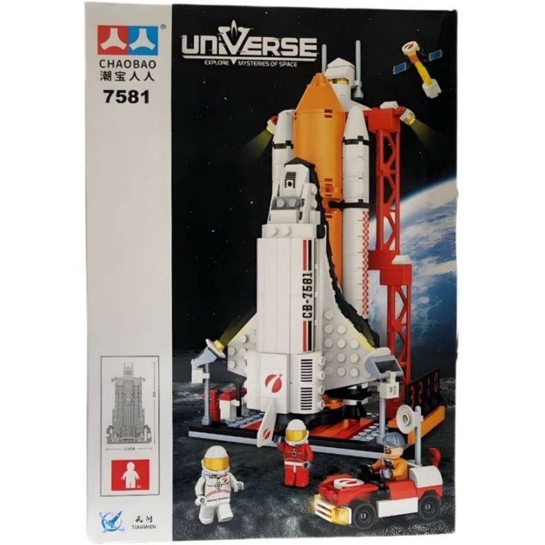 ساختنی  مدل پایگاه پرتاب شاتل فضایی کد 7581 برند چائو بائو