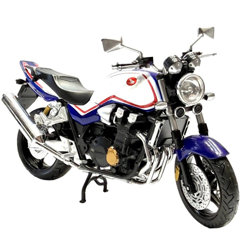 ماکت فلزی موتور هوندا مدل cb1300 رنگ سفید آبی