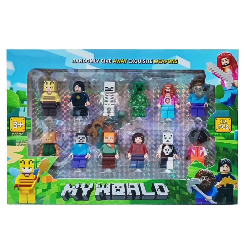 لگو شخصیت ماینکرفت 12 عددی فیلمی کد 55003