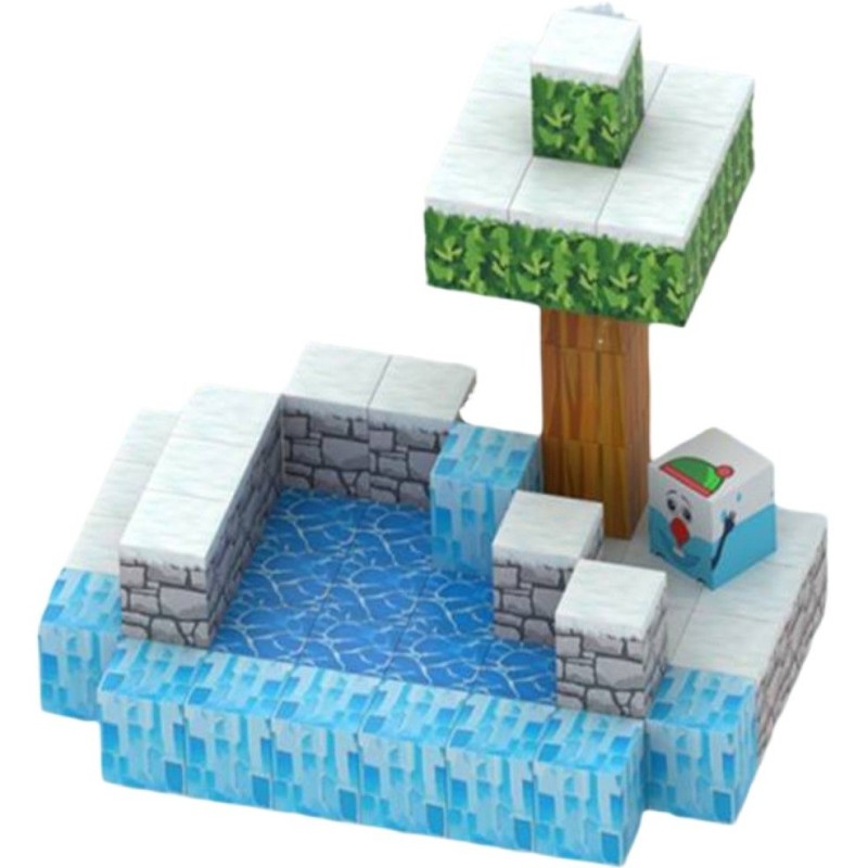 لگو مگنتی ماینکرافت Minecraft ـ 36 قطعه با کیفیت و چسبندگی بالا