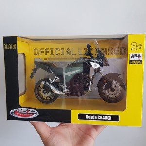 ماکت موتور هوندا CB400X برند MSZ مقیاس 1:12 با جزئیات بالا