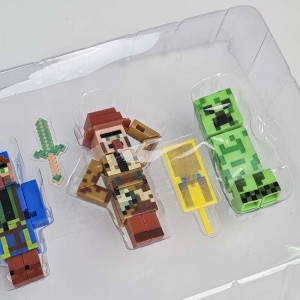 مینی فیگور 8 عددی ماینکرفت با سلاح MINECRAFT