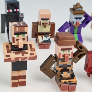 مینی فیگور 8 عددی ماینکرفت با سلاح MINECRAFT