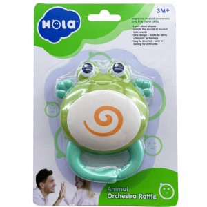 جغجغه و دندان گیر  هالی طرح قورباغه