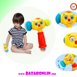 اسباب بازی چکش جغجغه ای طرح آدمک Hola Toys