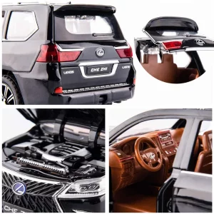 ماشین بازی مدل LX570 موزیکال و دودزا