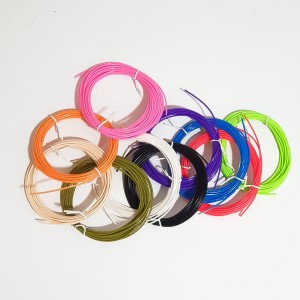 پک 10 رنگی فیلامنت  5 متری پرینتر 3 بعدی PLA قطر 1.75mm