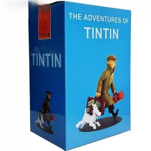 فیگور تن تن چمدان بدست با میلو Tin Tin