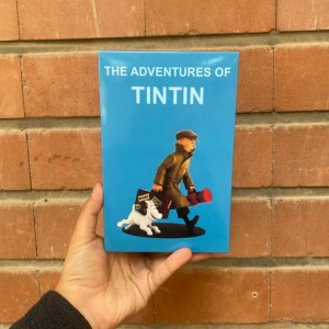 فیگور تن تن چمدان بدست با میلو Tin Tin