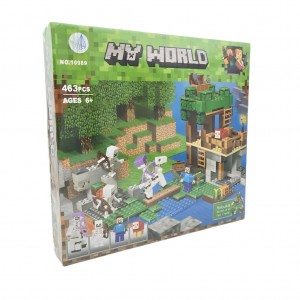 لگو ساختنی ماینکرافت Minecraft مدل نبرد با اسکلتن My world کد 10989