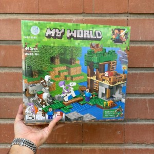 لگو ساختنی ماینکرافت Minecraft مدل نبرد با اسکلتن My world کد 10989