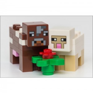 لگو ماینکرافت مدل مزرعه بزرگ MY WORLD کد 10175