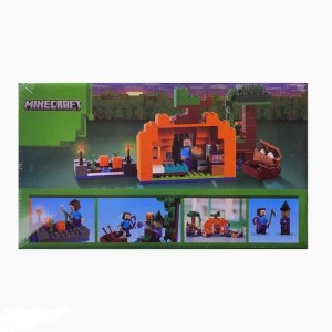 لگو ماینکرافت مدل خانه با جادوگر Pumpkin Farm کد 31248
