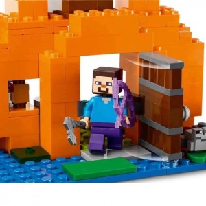 لگو ماینکرافت مدل خانه با جادوگر Pumpkin Farm کد 31248