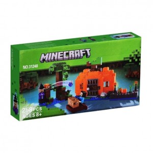 لگو ماینکرافت مدل خانه با جادوگر Pumpkin Farm کد 31248