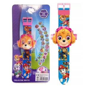 اسباب بازی ساعت مدل پروژکتوردار طرح اسکای سگهای نگهبان