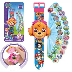 اسباب بازی ساعت مدل پروژکتوردار طرح اسکای سگهای نگهبان