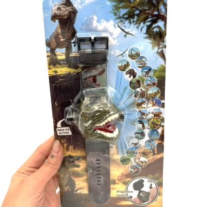 اسباب بازی ساعت مدل پروژکتوردار طرح دایناسور