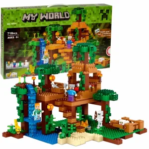 لگو ساختنی مدل ولج بزرگ با آبشار طرح ماینکرافت کد 10471