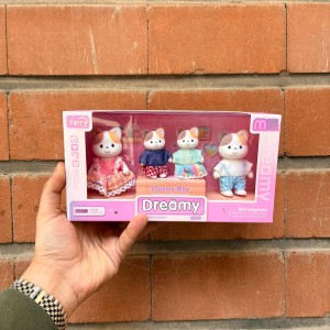 ست عروسک گربه دریمی Dreamy  پک 4 عددی