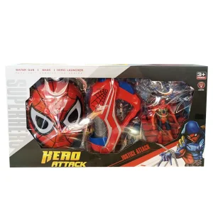 ست ایفای نقش مدل مرد عنکبوتی اسپایدر با ماسک و تفنگ طرح HERO ATTACK