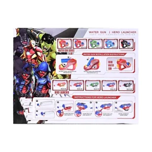 ست ایفای نقش مدل مرد عنکبوتی اسپایدر با ماسک و تفنگ طرح HERO ATTACK