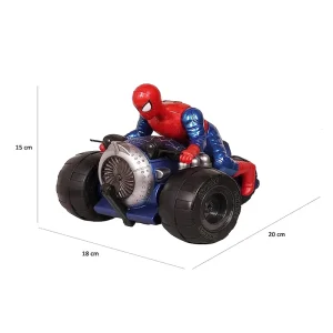 موتور آکروبات باز چراغدار طرح مرد عنکبوتی